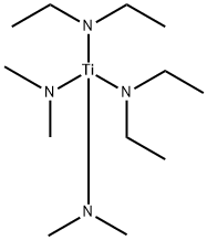 二(乙氨基)二(甲氨基)钛 结构式