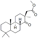 Podocarpane-13.beta.-acetic acid, 13-methyl-14-oxo-, methyl ester 结构式