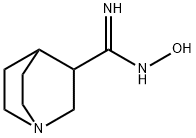 N-Hydroxy-1-azabicyclo[2.2.2]octane-3-carboximidamide 结构式