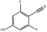 2,6-二氟-4-羟基苯腈 结构式