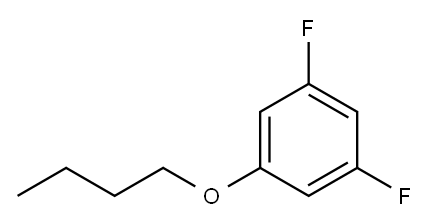 1-丁氧基-3,5-二氟苯 结构式