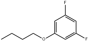 1-丁氧基-3,5-二氟苯 结构式