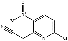 6-氯-3-硝基吡啶乙腈 结构式