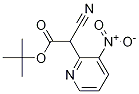 2-氰基-2-(3-硝基吡啶-2-基)乙酸叔丁酯 结构式