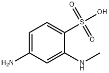 2-AMINO-4-METHYLAMINOBENZENE SULFONIC ACID 结构式