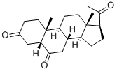 5B-Pregnane-3,6,20-trione 结构式