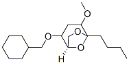 6,8-Dioxabicyclo3.2.1octane, 5-butyl-2-(cyclohexylmethoxy)-4-methoxy-, 1R-(exo,exo)- 结构式