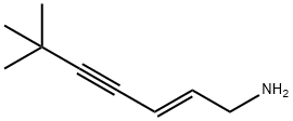 (E)-6,6-Dimethyl-2-hept-1-en-4-yn-1-amine 结构式