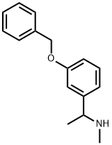 N-[1-(3’-Benzyloxyphenyl)ethyl]-N-methylamine 结构式