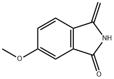 2,3-dihydro-6-Methoxy-3-Methylene-1H-Isoindol-1-one 结构式