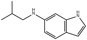 N-isobutyl-1H-indol-6-amine 结构式