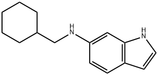 N-(cyclohexylmethyl)-1H-indol-6-
amine 结构式