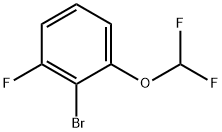 2-溴-1-二氟甲氧基-3-氟苯 结构式