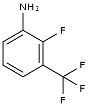 2-氟-3-三氟甲基苯胺 结构式