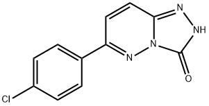 6-(4-Chlorophenyl)[1,2,4]triazolo[4,3-b]pyridazin-3(2H)-one 结构式