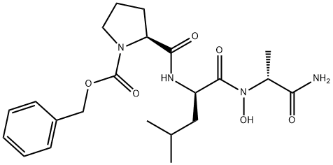 Z-PRO-D-LEU-D-ALA-NHOH 结构式