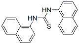 1,3-di-1-naphthyl-2-thiourea 结构式