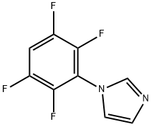 1-(2,3,5,6-四氟苯基)咪唑 结构式