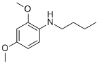 BUTYL-(2,4-DIMETHOXY-PHENYL)-AMINE 结构式