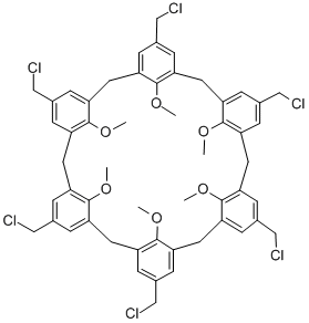 HEXACHLOROMETHYL-HEXAMETHOXYCALIX-[6]ARENE 结构式