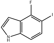 4-氟-5-碘-1H-吲哚 结构式