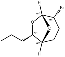6,8-Dioxabicyclo3.2.1octane, 4-bromo-7-propyl-, (endo,endo)- 结构式