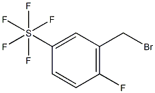 2-Fluoro-5-(pentafluorosulfur)benzylbromide 结构式