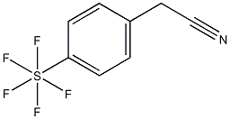 2-(4-(五氟-Λ6-硫烷基)苯基)乙腈 结构式