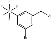 3-Bromo-5-(pentafluorosulfur)benzyl bromide 结构式