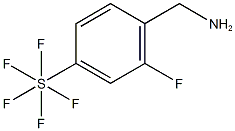 (2-氟-4-(五氟-Λ6-硫烷基)苯基)甲胺 结构式