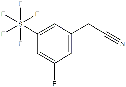 2-(3-氟-5-(五氟-Λ6-硫烷基)苯基)乙腈 结构式