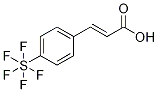 (E)-3-(4-(五氟-Λ6-硫烷基)苯基)丙烯酸 结构式