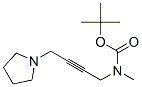 t-Butoxyformamid, N-methyl-N-[4-(1-pyrrolidinyl)-2-butynyl]- 结构式