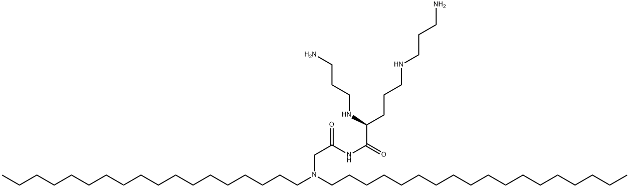 dioctadecylamidoglycylspermine 结构式