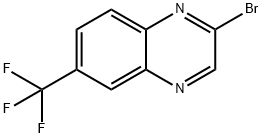 2-溴-6-(三氟甲基)喹喔啉 结构式