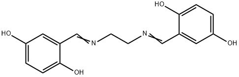 2,2'-((Ethane-1,2-diylbis(azanylylidene))bis(methanylylidene))bis(benzene-1,4-diol)