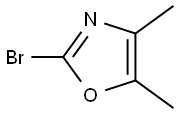 2-溴-4,5-二甲基恶唑 结构式