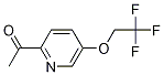 1-(5-(三氟乙氧基)吡啶-2-基)乙酮 结构式