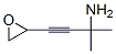 3-Butyn-2-amine, 2-methyl-4-oxiranyl- (9CI) 结构式