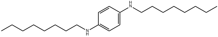 N,N'-Dioctyl-p-phenylenediamine 结构式