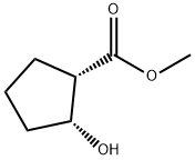 (1S,2R)-2-羟基环戊烷-1-羧酸甲酯 结构式