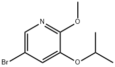 5-broMo-3-isopropoxy-2-Methoxypyridine 结构式