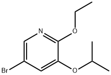 5-broMo-2-ethoxy-3-isopropoxypyridine 结构式