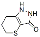 Thiopyrano[3,2-c]pyrazol-3(5H)-one,  1,2,6,7-tetrahydro- 结构式