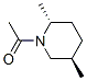 Piperidine, 1-acetyl-2,5-dimethyl-, trans- (9CI) 结构式