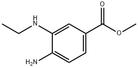 Methyl 4-amino-3-(ethylamino)benzoate 结构式