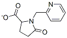N-(2-pyridylmethyl)-2-pyrrolidone-5-carboxylate 结构式