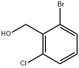 2-氯-6-溴苯甲醇 结构式