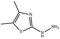 2-肼基-4,5-二甲基-1,3-噻唑盐酸盐 结构式