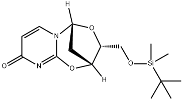 5'-TBDMS-2,3'-ANHYDRO-2'-DEOXYURIDINE 结构式